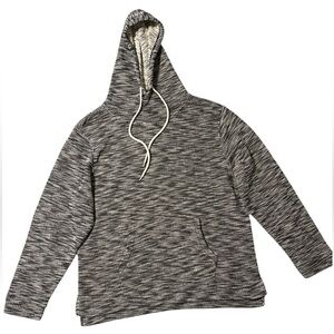 True Craft Black and White Patterned Hoodie